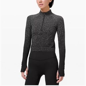 NWOT Rest Less Cropped 1/2 Zip Sz 6